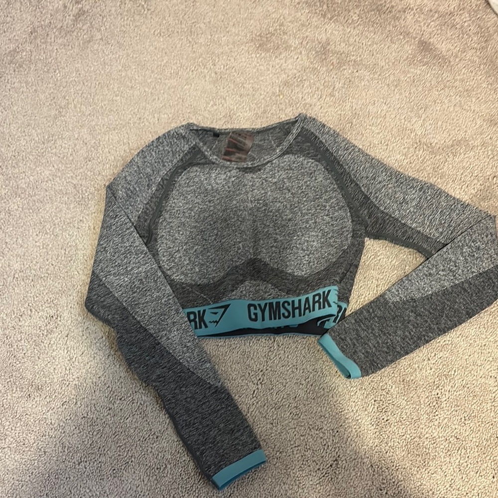 Gymshark Women's Grey Long Sleeve Top